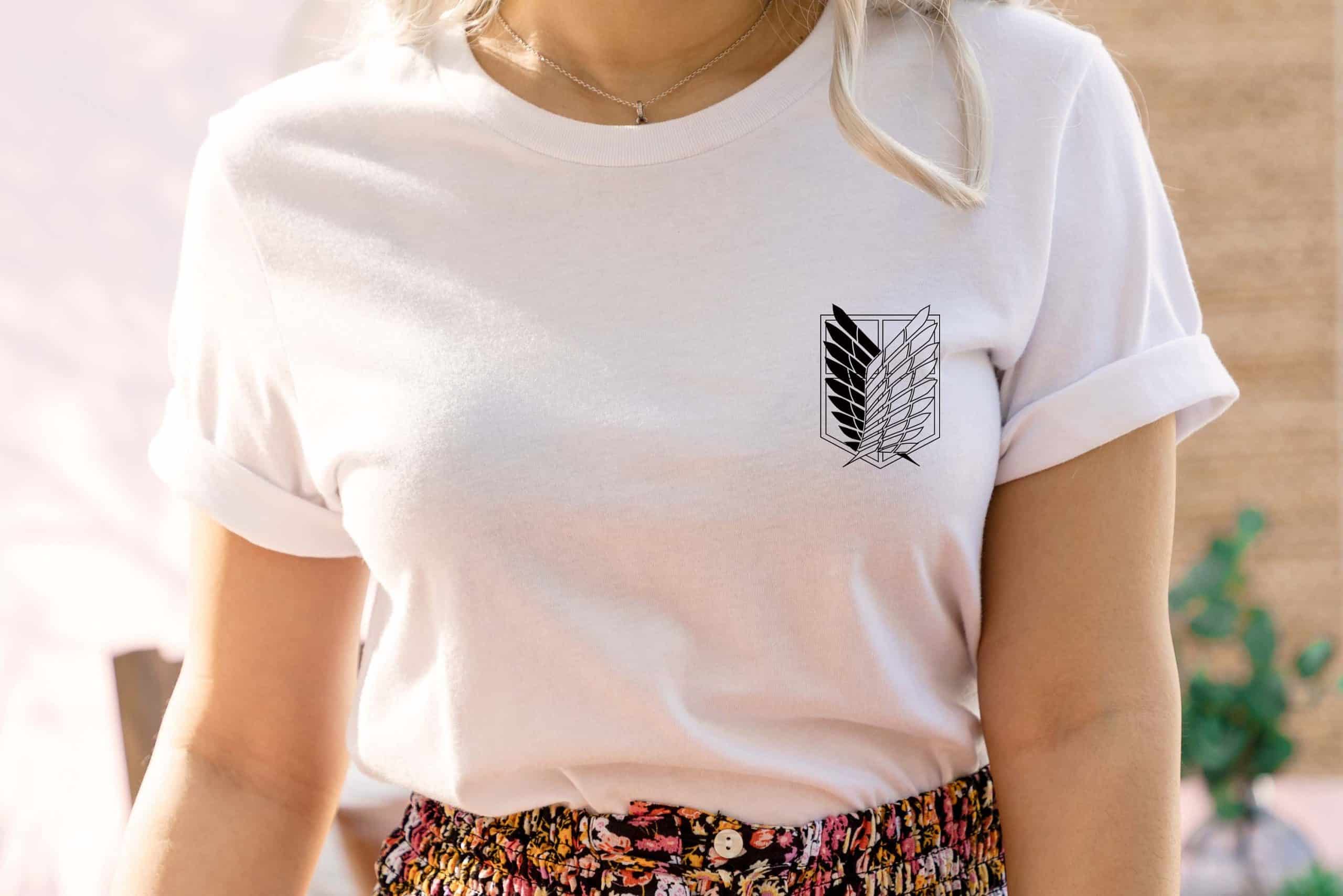 Attack on Titans tshirt. Wings of Freedom tshirt. Anime tshirt