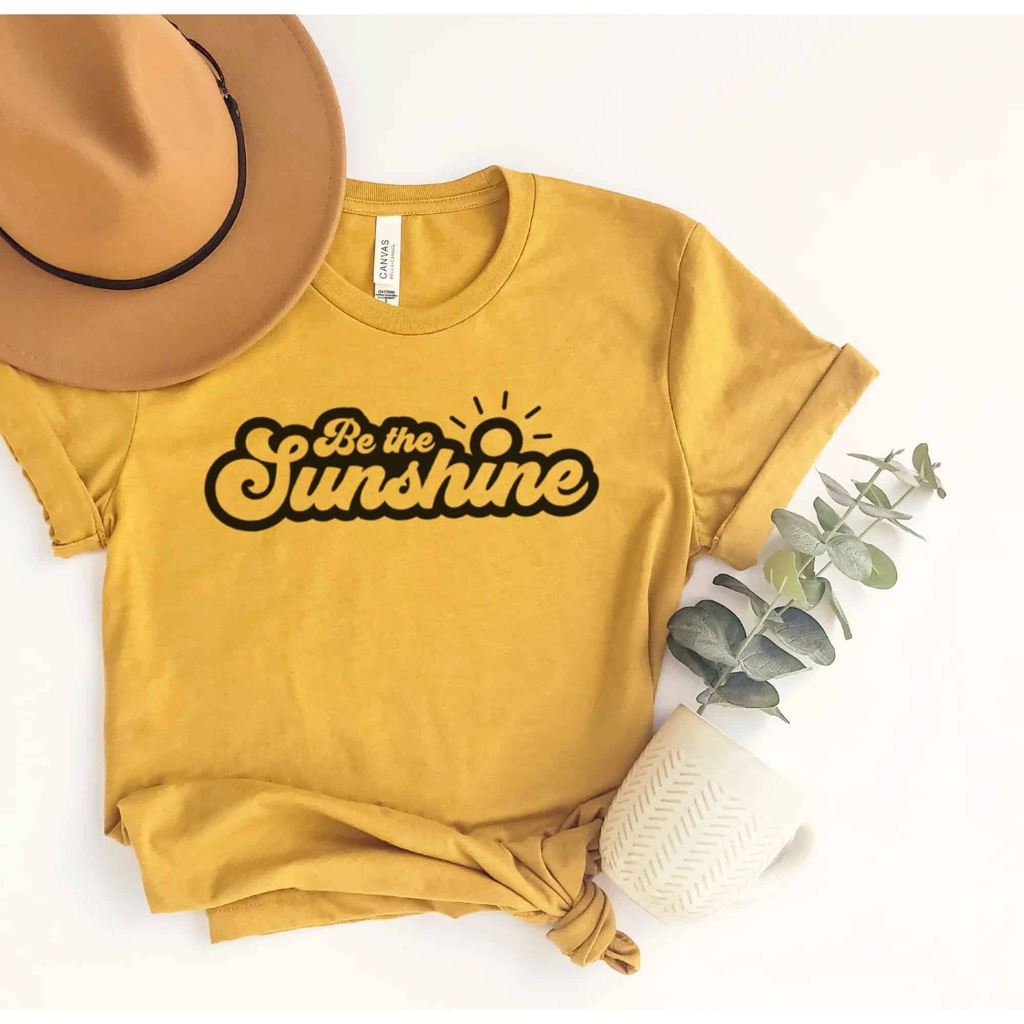 Positivity Shirt Motivational T-Shirt Cute Tee Be Someone's Sunshine T-Shirt