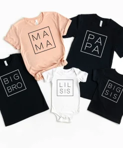 Family Shirt, Family Matching Shirt. Matching Shirt, Mama Shirt, Dad Shirt, Big Bro Shirt, Big Sister Shirt, Lil Sister Shirt