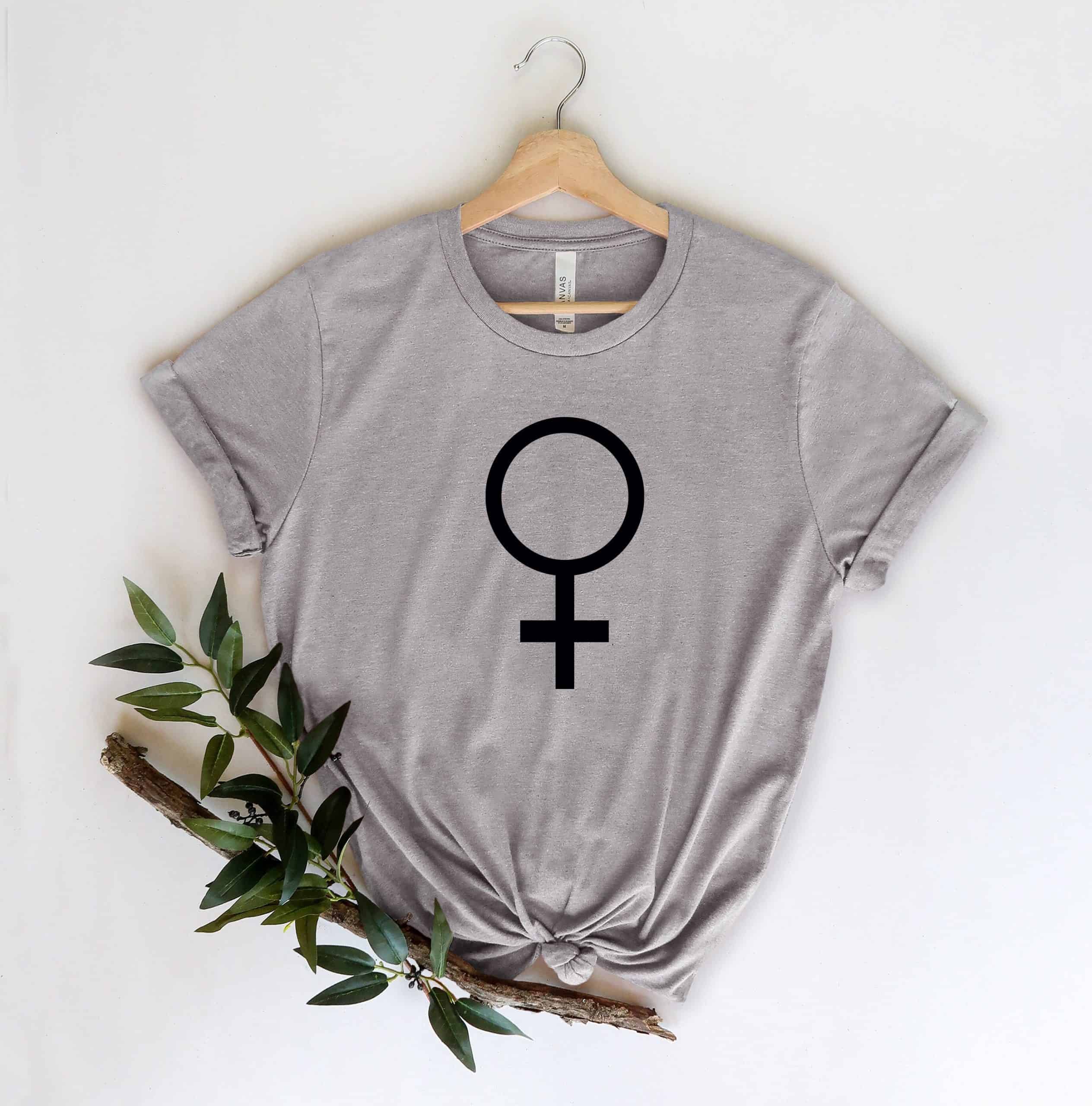 Feminist Symbol, Liberal Unisex Ladies, Women Empowerment, Motivational Shirt, Inspirational,Girls Power,Feminism, Best Gift Idea , Femism