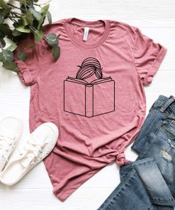 Girl Book Shirt, Book Lover Shirt, Book Shirt, Reading Shirt, Love Reading Shirt, Book Club, Book Gift, Wild Flower Shirt, Reading Book