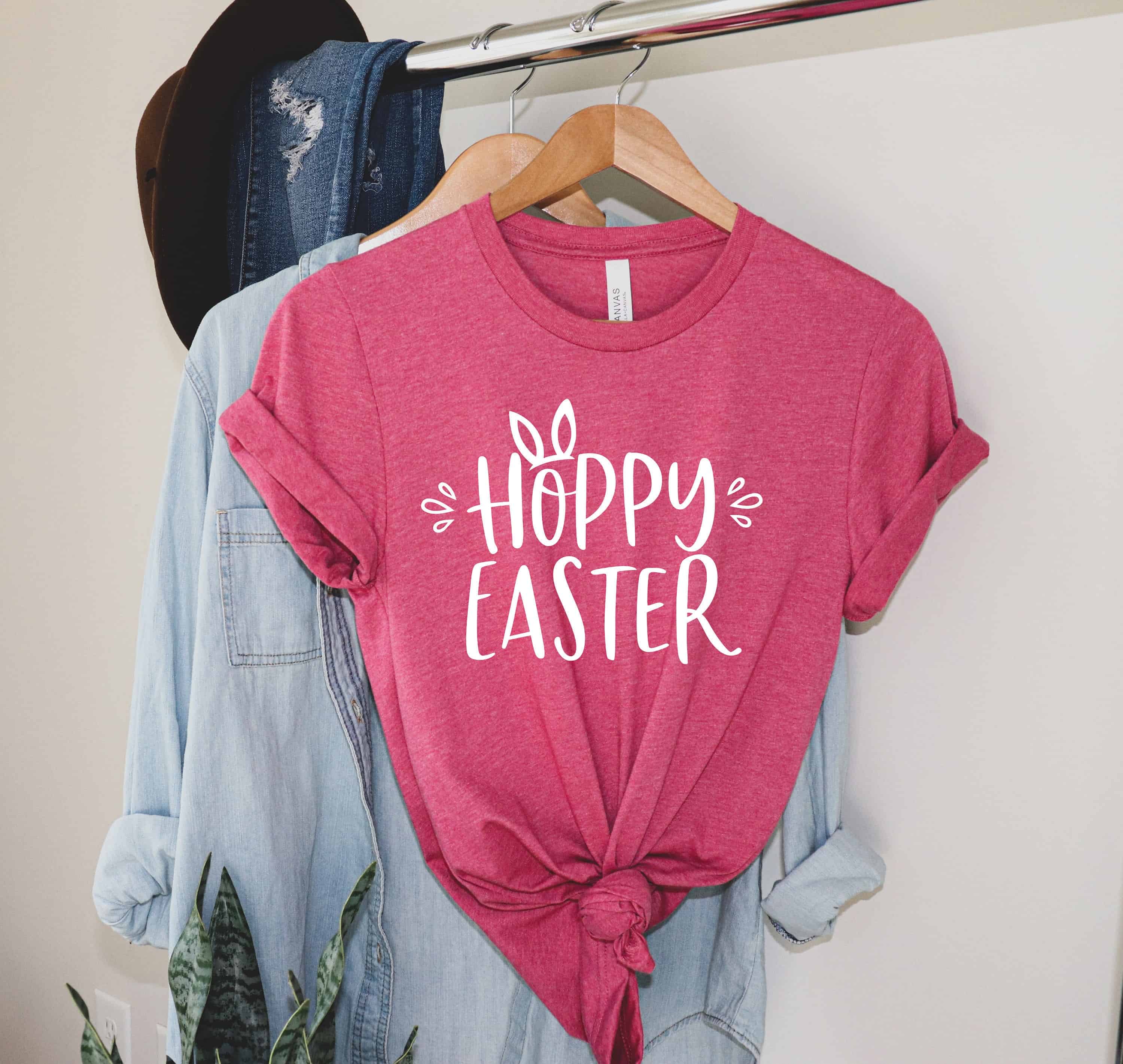 Hoppy easter Happy Easter Day Shirt,Easter Day Shirts,Cute Easter Shirts,Easter Day Shirt for Woman Easter Bunny Shirt