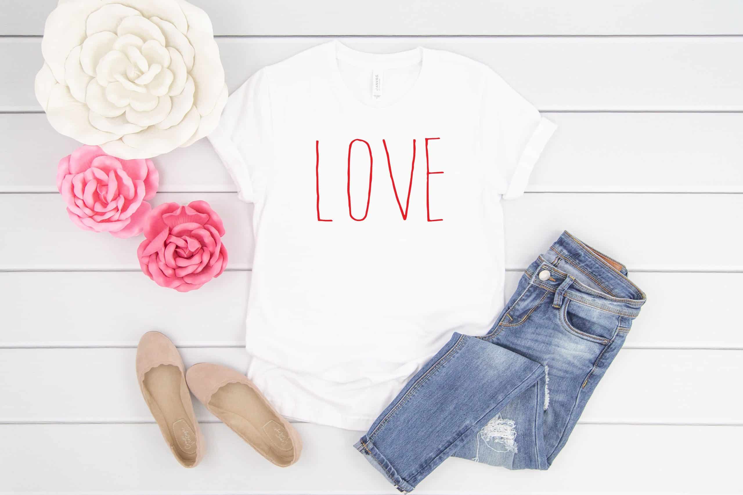 Love T-Shirt | Valentines Day Gift, Valentines Day Shirt | Gift For Her Valentines Day | Love Shirt, Love Tee, Love Heart Shirt