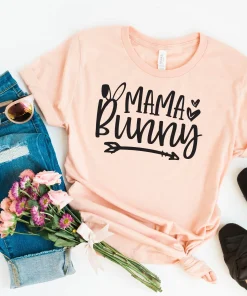Mama Bunny Shirt, Easter Shirt, Happy Easter Shirt,  Easter Tees, Mama Shirt, Easter Gift Shirt, Bunny Shirt, Shirt For Women
