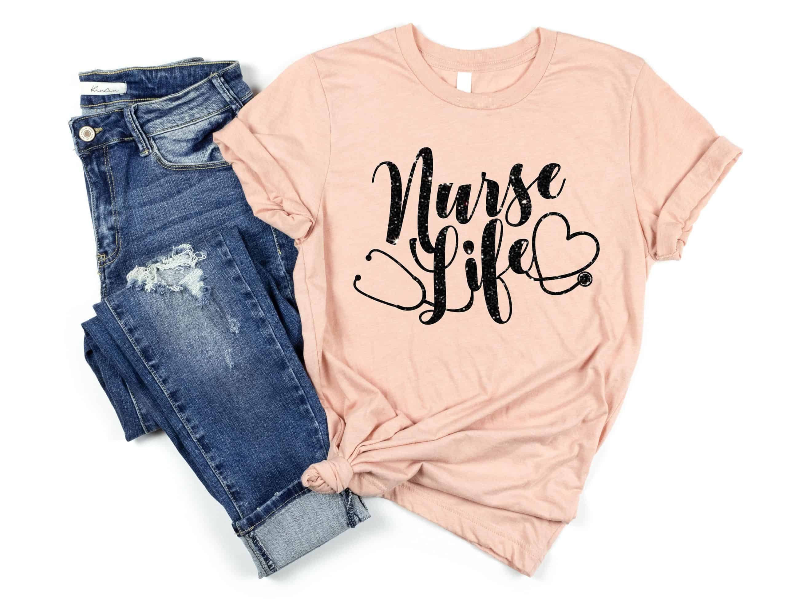 Nurse Life Shirt | Nurse Day, Gift for Nurse, Registered Nurse Shirts, RN, Nurse Week, Nurse Gift, Essential Worker, Nursing Shirt