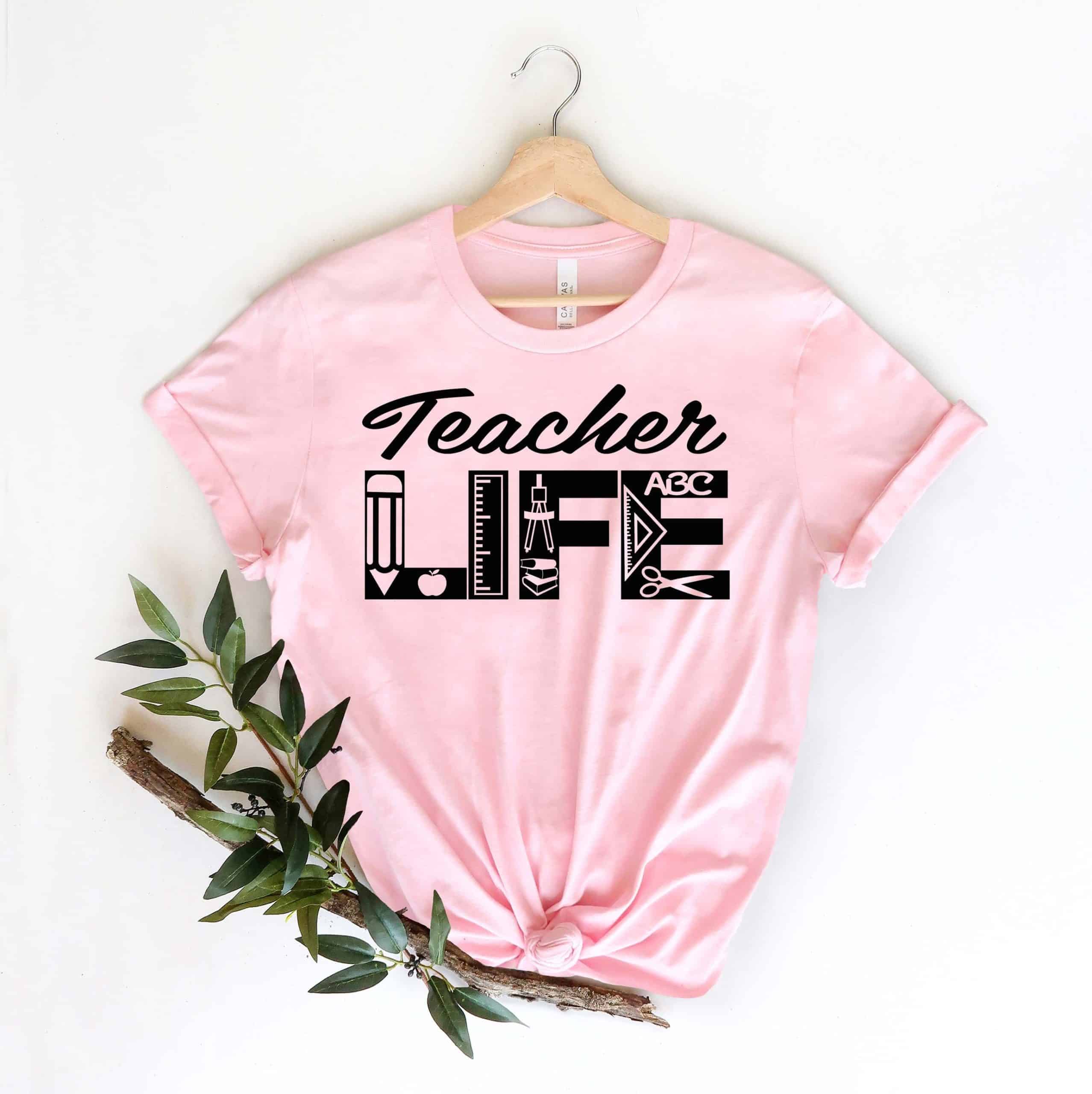 Teacher Shirt, Teacher Life TShirt, School T Shirt, School Tee, Cotton Shirt, Funny Teacher Shirt