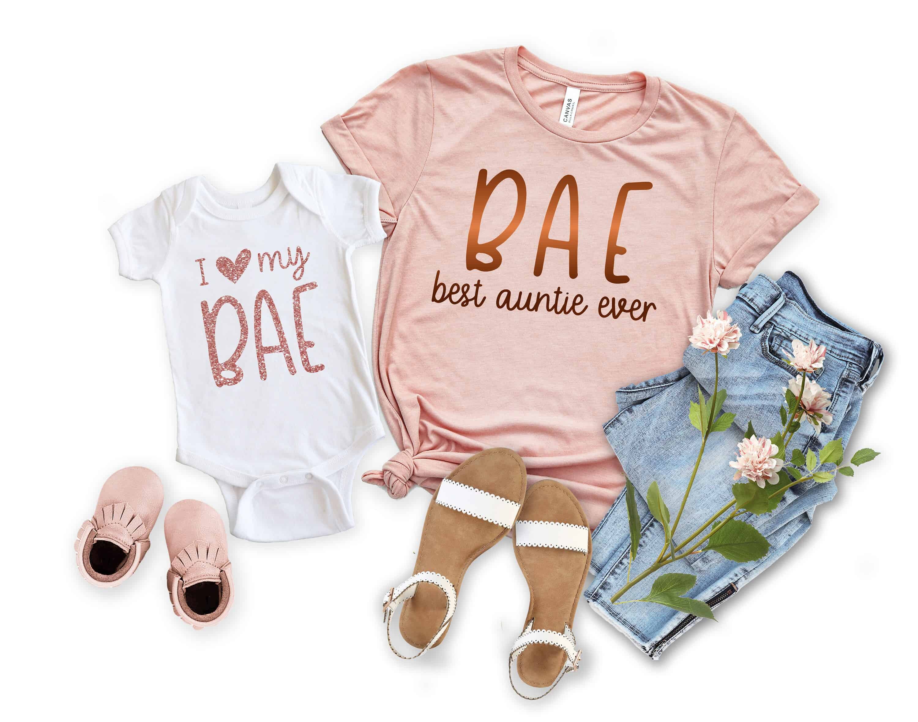 BEST AUNTIE EVER T-SHIRT BAE FAMILY LOVE FUNNY FASHION LOVE TUMBLR LADIES TOP 
