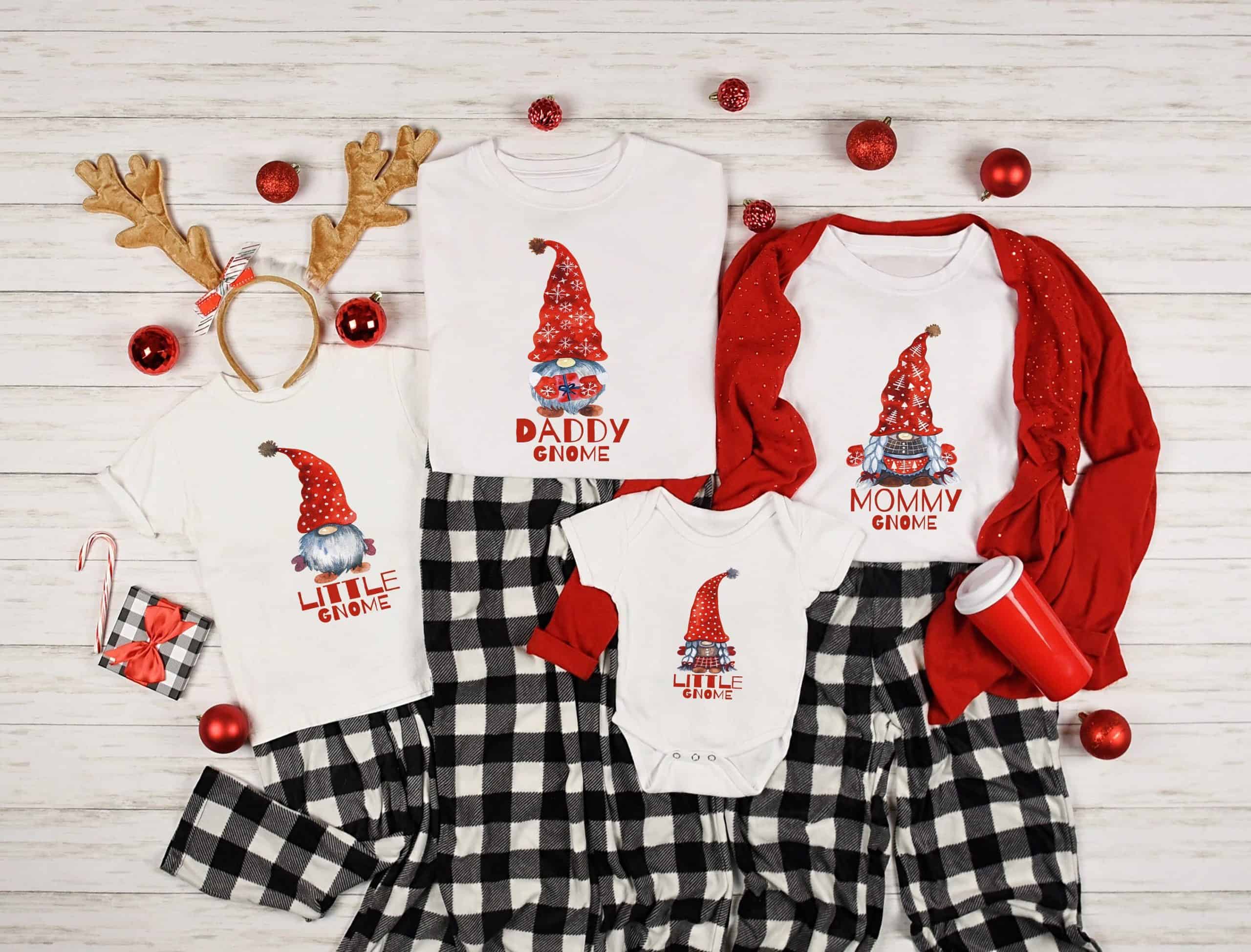 Gnome Family Shirt,Christmas Gnomes Shirt,Christmas Pajamas Shirt,Christmas Matching Family Shirt,Buffalo Plaid Christmas Shirt,Mama Bear