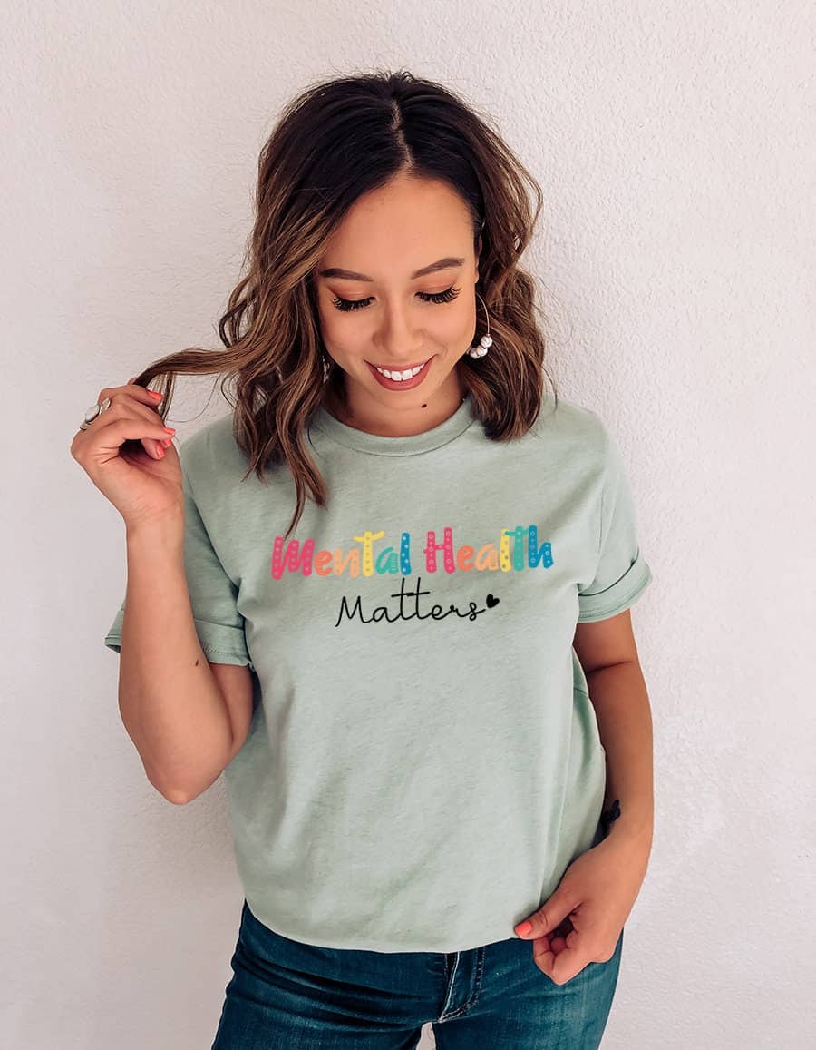 Inspirational Tee You Matter Shirt You Matter Gift Counselor Shirt You Matter Shirt Kind T-Shirt Mental Health Shirt Be Kind Shirt