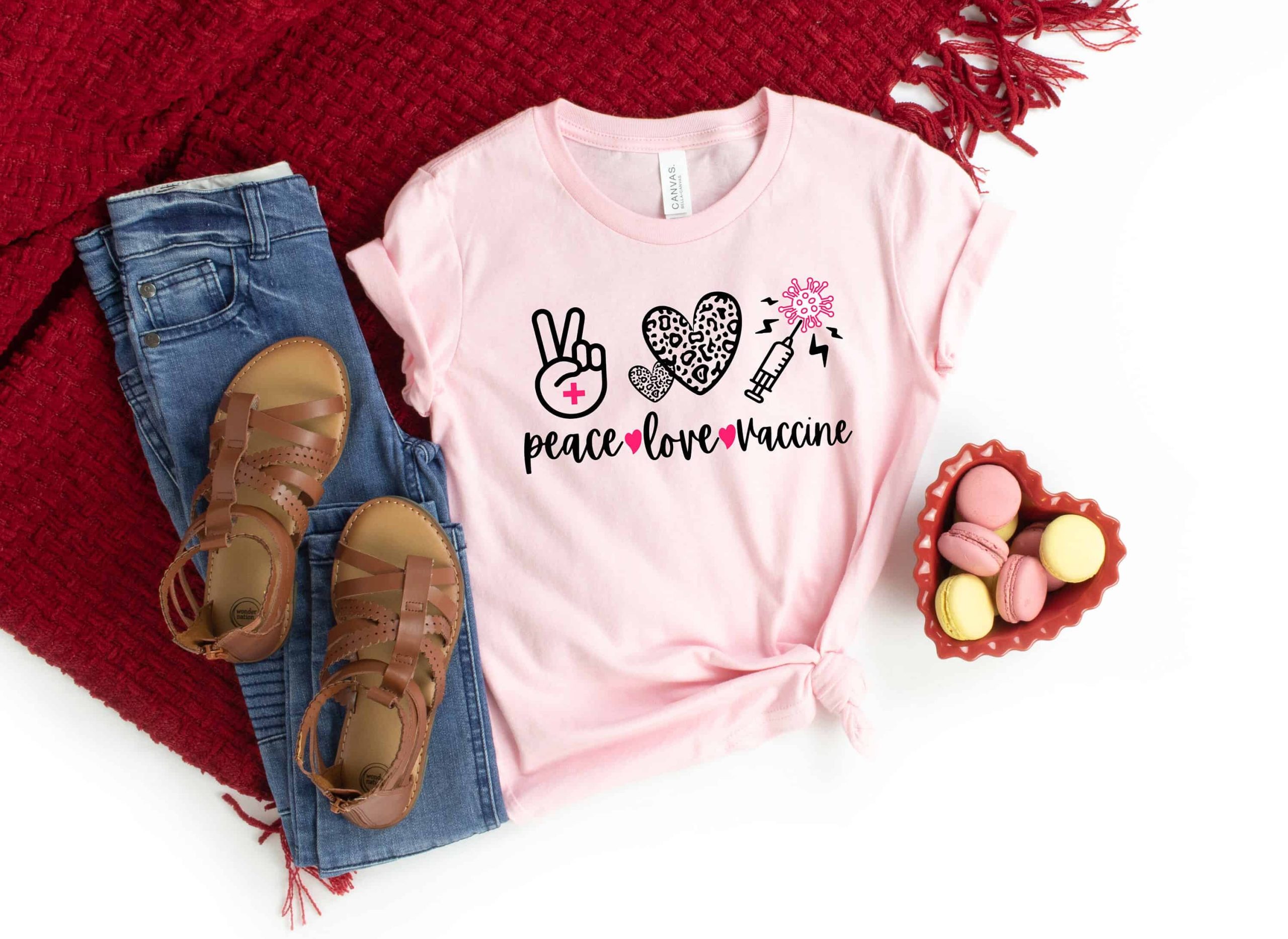 Peace love vaccinate Shirt,Quarantine Valentines,Valentines Day Shirt For Woman,Heart Shirt,Cute Valentine Shirt,Shirt,Valentines Day
